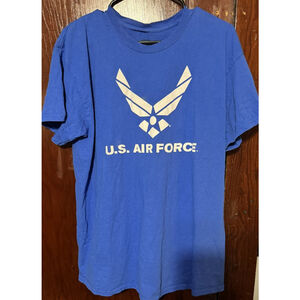 US Air Force Blue Logo T-shirt Men's Size L